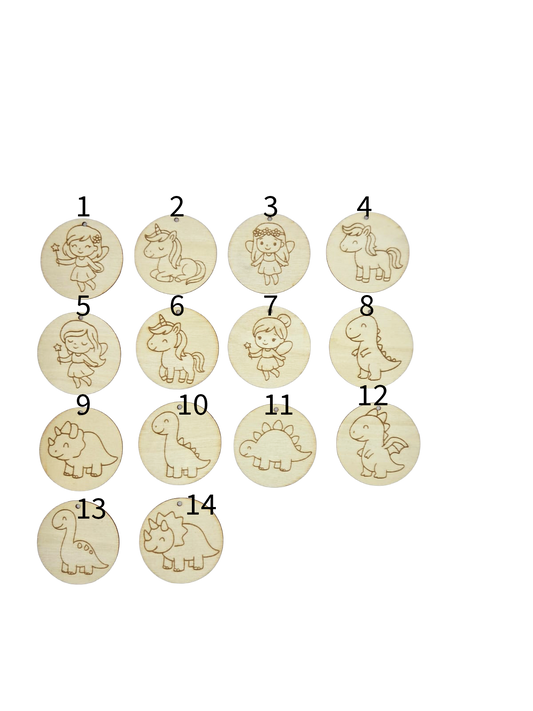 🌿 Holzanhänger für Kinder – vielseitig und liebevoll gestaltet