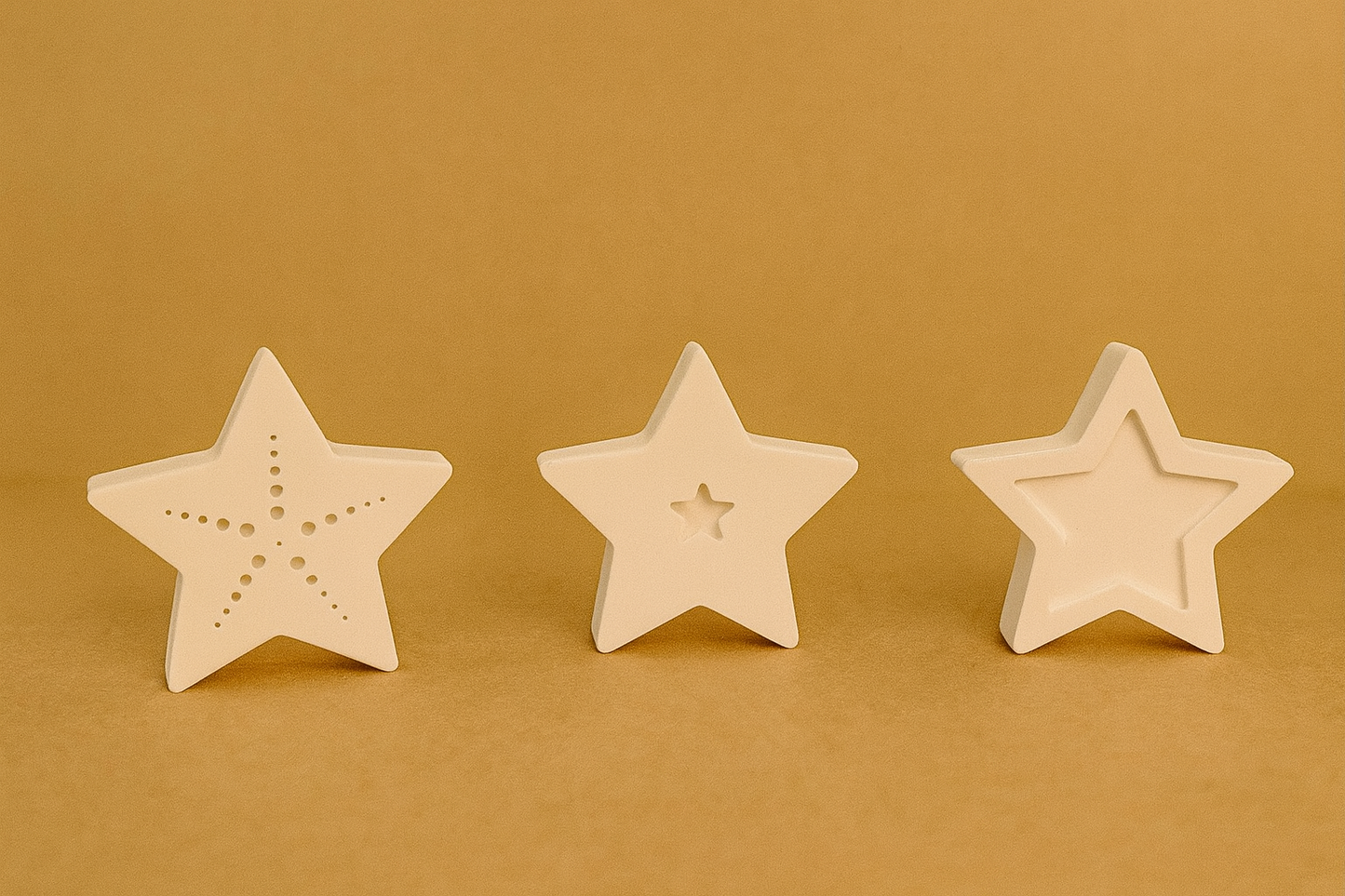 Kleine Weihnachtsdeko aus Keramik