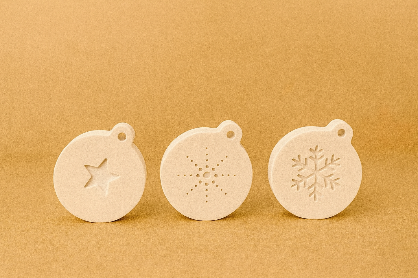 Kleine Weihnachtsdeko aus Keramik